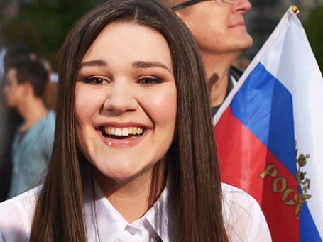 Участница конкурса «Евровидение» от России Дина Гарипова. Фото: РИА Новости