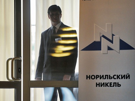 Логотип ОАО «ГМК «Норильский никель». Фото: РИА Новости
