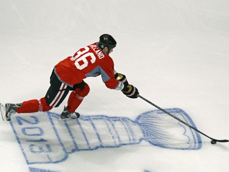 Тренировка команды «Chicago Blackhawks» к финалу Кубка Стэнли. Фото: Reuters
