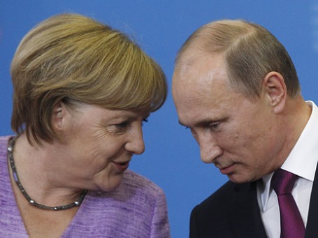 Канцлер ФРГ Ангела Меркель и президент РФ Владимир Путин. Фото: Reuters