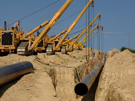 Строительство газопровода Nabucco West. Фото: nabucco-pipeline.com