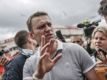Кандидат в мэры Москвы, оппозиционер Алексей Навальный. Фото: РИА Новости