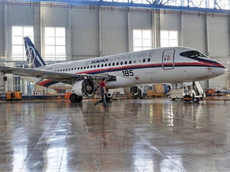 Самолет Sukhoi Superjet 100. Фото: РИА Новости