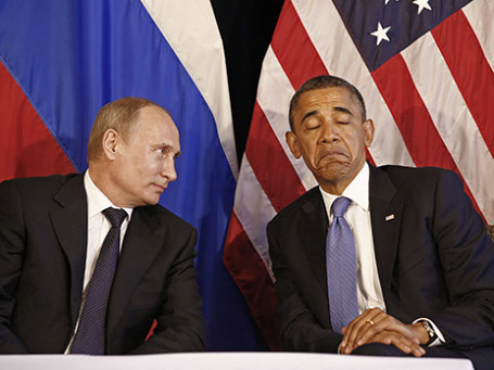 Владимир Путин и президент США Барак Обама. Фото: Reuters
