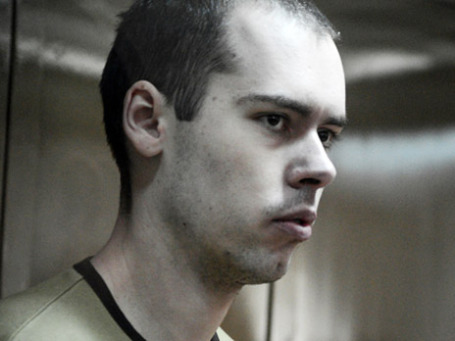 Юрист компании «Ригла» Дмитрий Виноградов, обвиняемый в убийстве шестерых человек, приговорен к пожизненному лишению свободы. Фото: РИА Новости