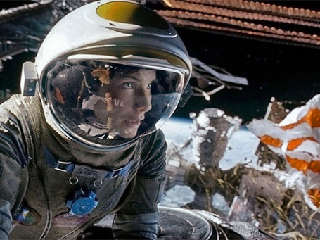 Кадр из фильма «Гравитация». Фото предоставлено кинокомпанией «Каро-Премьер»