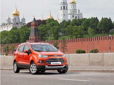Ford EcoSport. Фото предоставлено пресс-службой Ford
