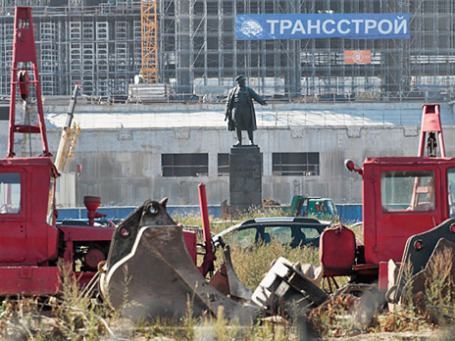 Строительство стадиона «Зенит-Арена» на Крестовском острове в Санкт-Петербурге. Фото: РИА Новости