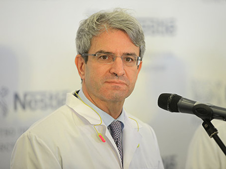 Глава Nestle в Европе Лоран Фрекс. Фото: Григорий Собченко/BFM.ru