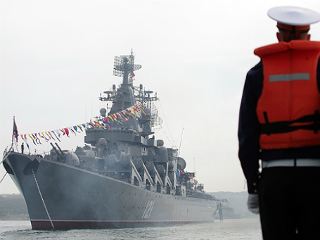 Корабль Черноморского Флота России в Севастополе. Фото: РИА Новости.