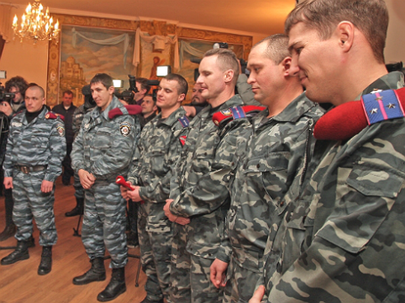 Бойцы спецподразделения