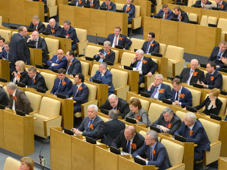 Депутаты Госдумы РФ во время пленарного заседания. Фото: РИА Новости
