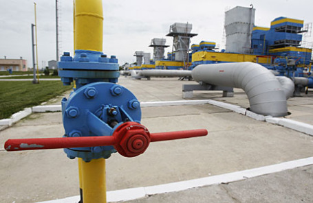Подземное газохранилище в селе Мрын в 120 км к северу от Киева.