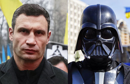 Виталий Кличко и Дарт Вэйдер