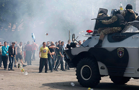 Массовые беспорядки в Одессе 19 мая 2014.