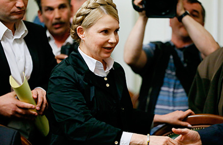 Кандидат в президенты Украины Юлия Тимошенко.