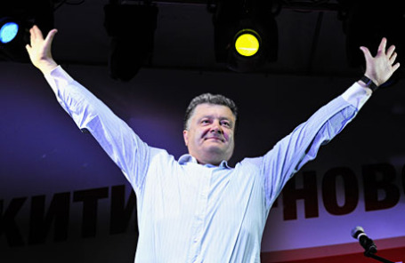 Кандидат в президенты Украины Петр Порошенко.