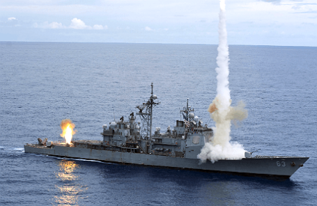 Ракетный крейсер Ticonderoga.