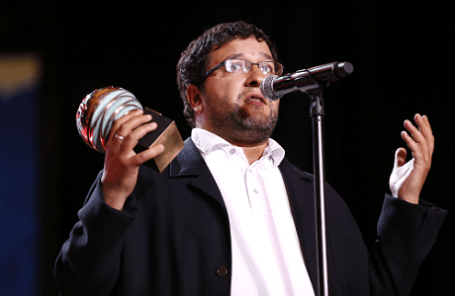 Режиссер Александр Котт во время церемонии закрытия 25-го открытого российского кинофестиваля «Кинотавр».