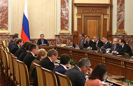 Заседание правительства РФ.