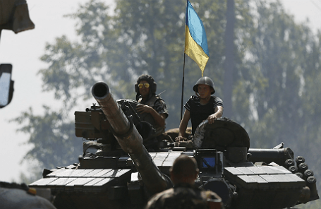 Танк украинских ВС