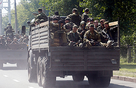 Ополченцы на Украине.