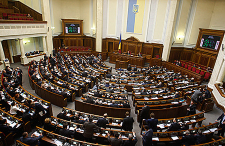 Заседание Верховной Рады Украины.