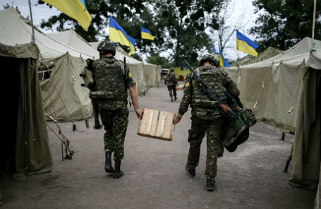 Члены Нацгвардии Украины.