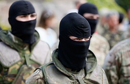 Добровольцы батальона «Азов».