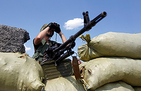 Украинский военнослужащий.
