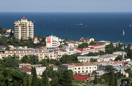 Вид на Ялту.