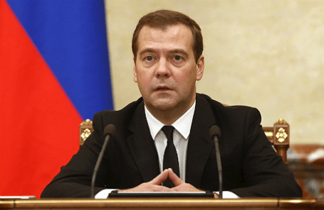 Председатель правительства РФ Дмитрий Медведев. 