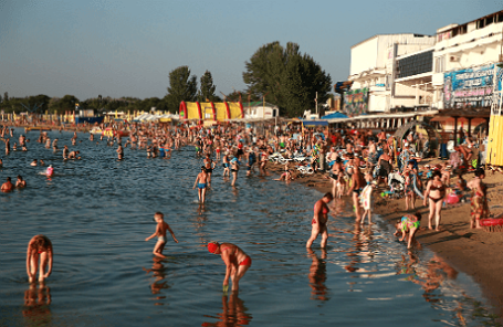 На городской набережной, Анапа.