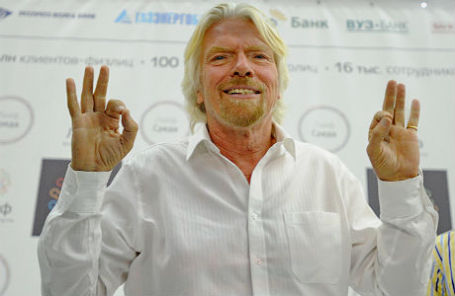 Основатель корпорации Virgin Group Ричард Брэнсон.