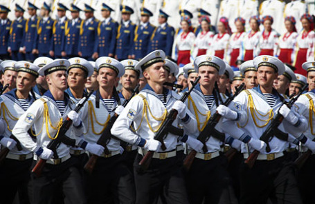 Парад в Киеве в честь Дня независимости Украины.