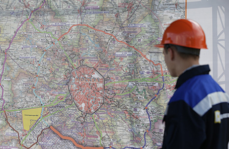 Церемония начала строительства новой автомагистрали А 113 (ЦКАД).