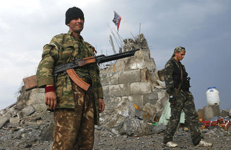 Ополченцы ДНР.