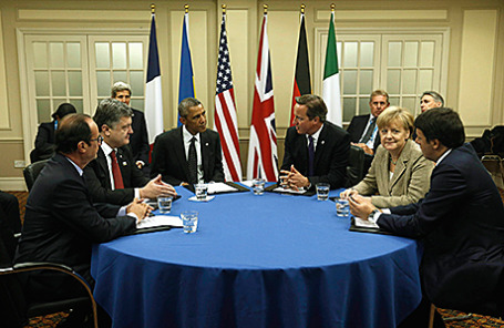 Саммит НАТО по Украине в Ньюпорте, Великобритания, 4 сентября 2014.