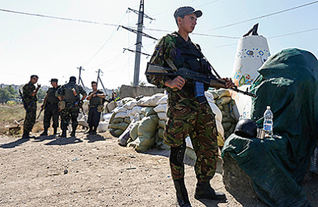 Украинские военнослужащие.