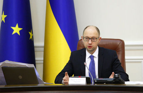 Премьер-министр Украины Арсений Яценюк.