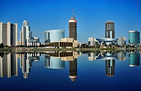 Вид Екатеринбурга.