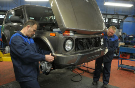 Сборка автомобиля Lada 4x4 Urban