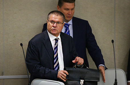 Министр экономического развития РФ Алексей Улюкаев в Госдуме.