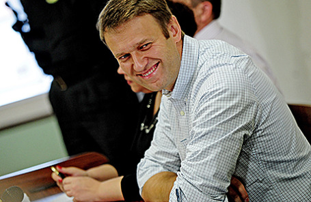 Оппозиционер Алексей Навальный.