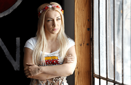 Лидер движения Femen Инна Шевченко.