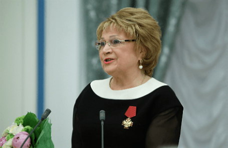 Вице-спикер Госдумы Людмила Швецова на церемонии вручения государственных наград РФ в Кремле, июль 2014 года.