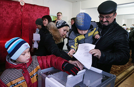 Выборы главы ДНР и депутатов Народного Совета республики, Донецк, Украина, 2 ноября 2014.