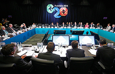 Саммит G20 в Брисбене, Австралия, 14 ноября 2014.
