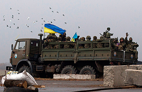 Украинские военнослужащие.