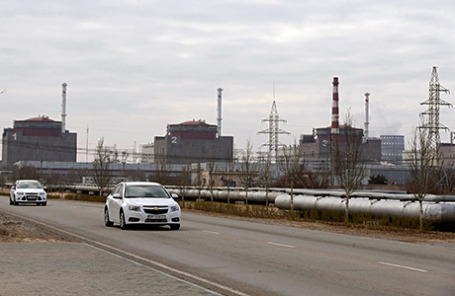 Запорожская атомная электростанция в городе Энергодар.
